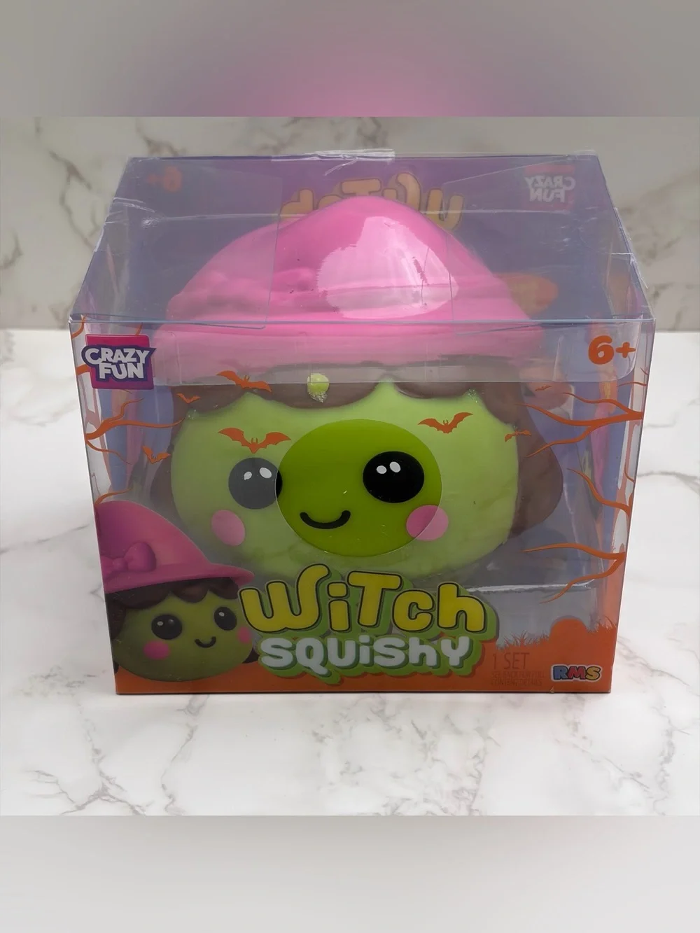 RMS Crazy Fun Witch Squishy Halloween Toy New